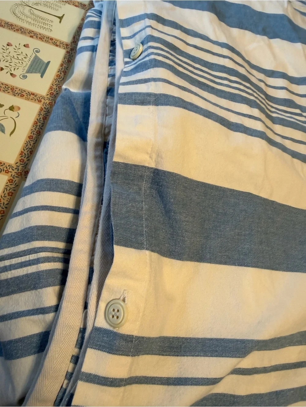 Vintage Ralph Lauren Home Catalina Island King Duvet Cover.